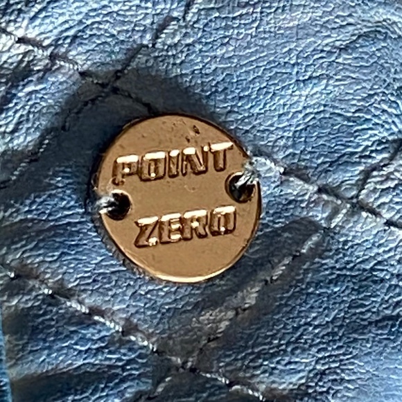 Point Zero Nicole Benisti Vegan Leather Moto Jacket, Size L - Picture 5 of 9